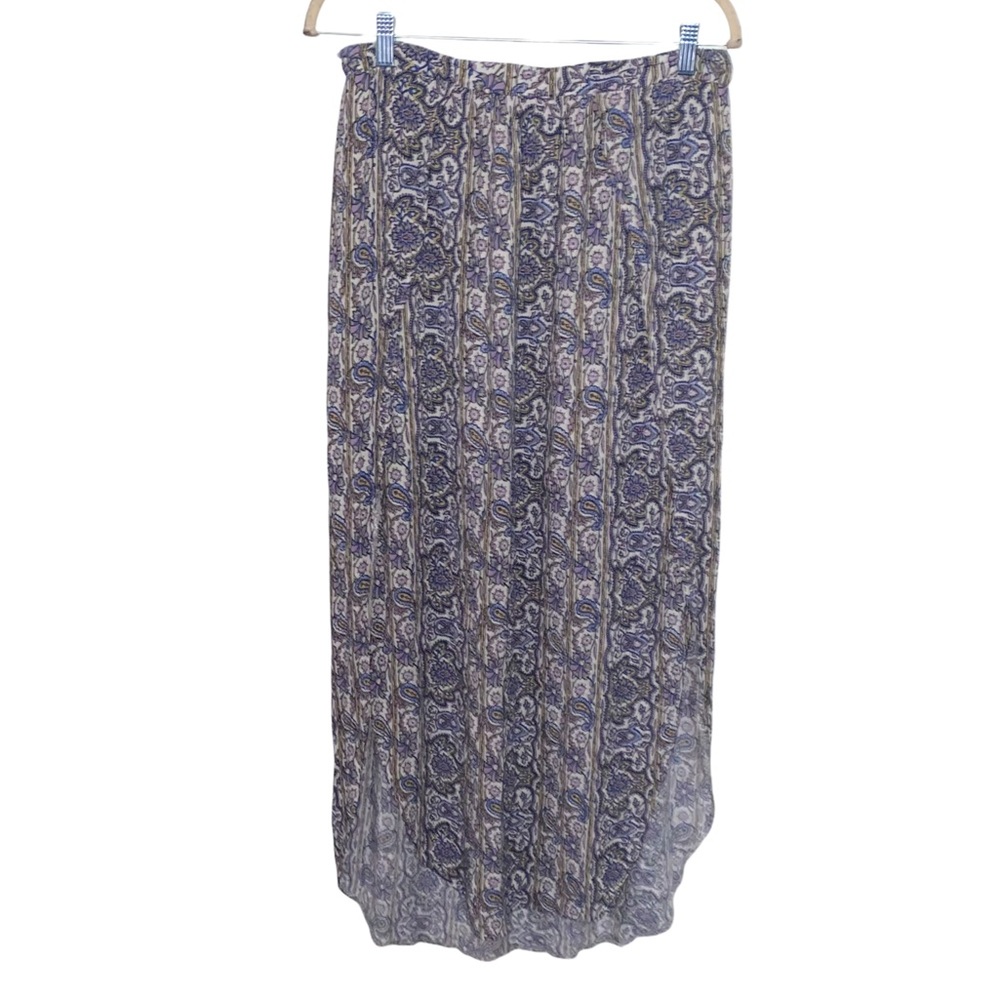 American Eagle Maxi Midi Paisley Print Skirt Size Medium